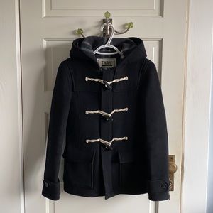 TNA Black Wool Paddington Style Jacket